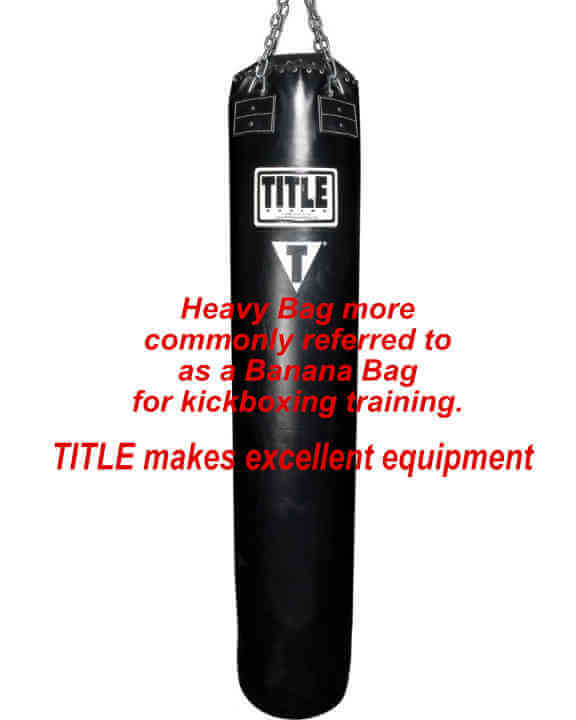 heavy bag 6 feet long made by title